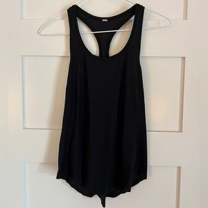 Like new Lululemon, size 4, black racer back tank top